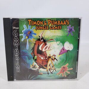Timon and Pumbaa's Jungle Games PC Game CD 1995 Disney's Gamebreak Windows 95